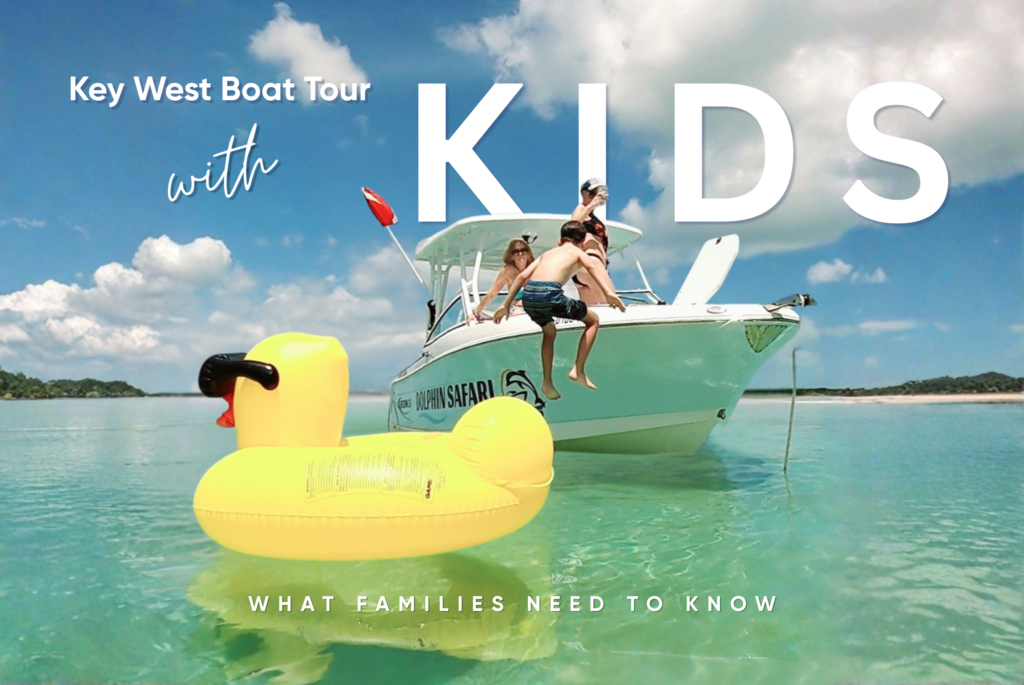 family-with-kids-enjoying-their-day-on-a private-charter-with-dolphin-safari